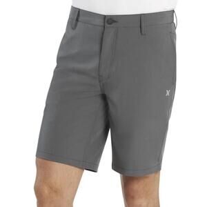 Hurley Mens All Day Hybrid Shorts Quick Dry 4-Way Stretch Gray Size 38